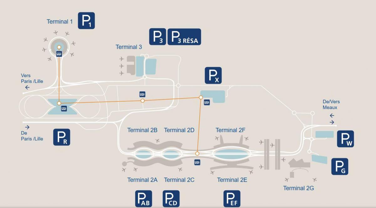 Карта cdg аэропорт парковка аэропорт