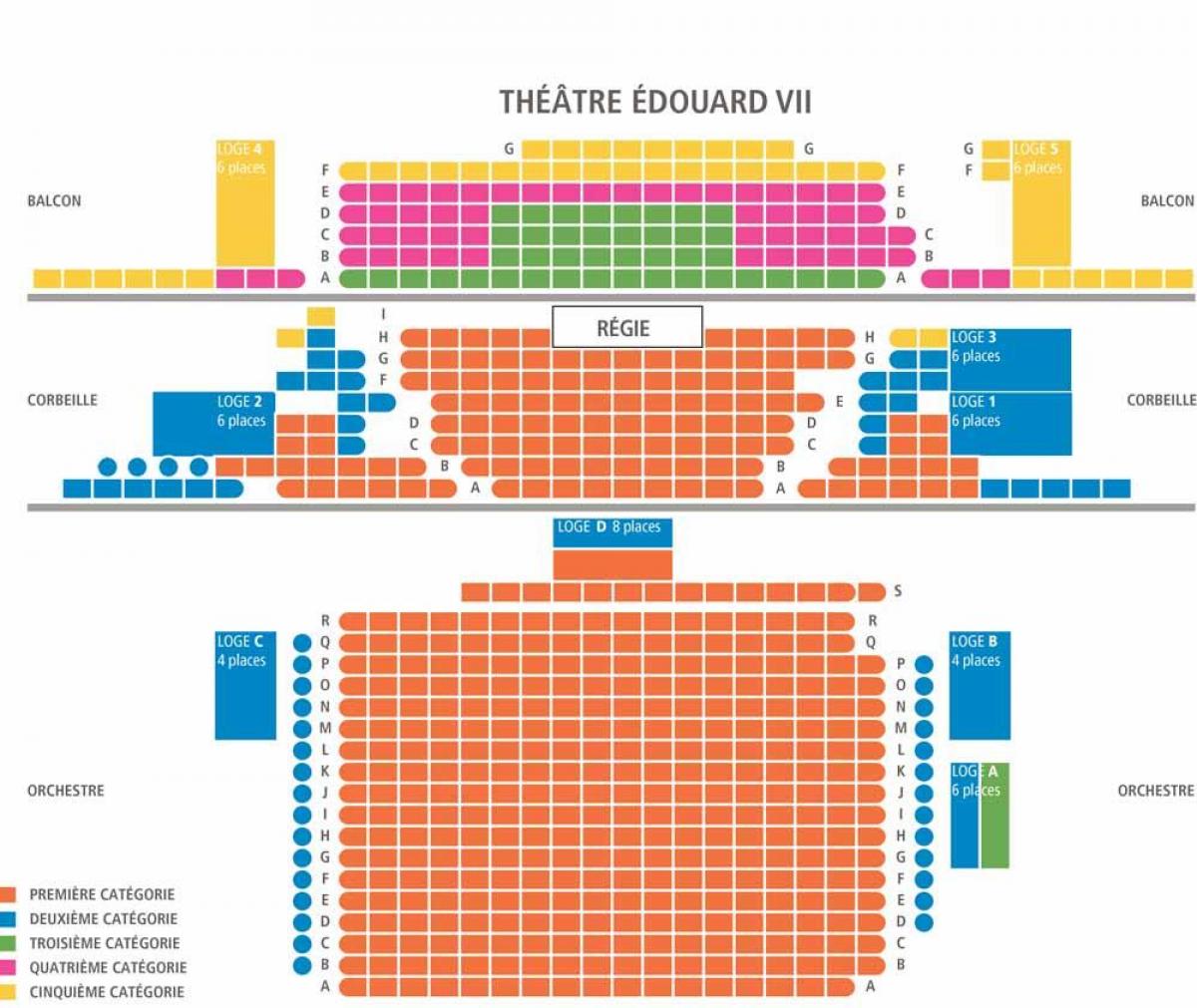 Карта театр edouard 7