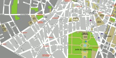 Карта 6-м округе Парижа
