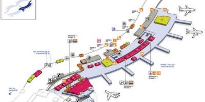 Карта Шарль-де-голь терминал 2С аэропорта