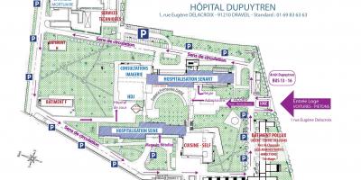 Карта Жоффре-больницы Дюпюитрен