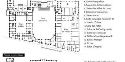 Карта Елисейский Дворец