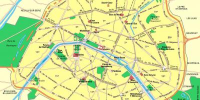 Карта парижского станций