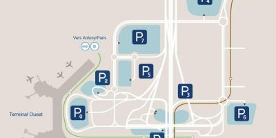 Карта Орли аэропорт