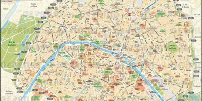 Карта улиц Парижа