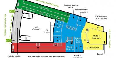 Карта университета Дофин - 2 этаж