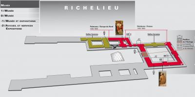 Карту уровня Лувра 2